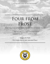Four from Frost Unison choral sheet music cover